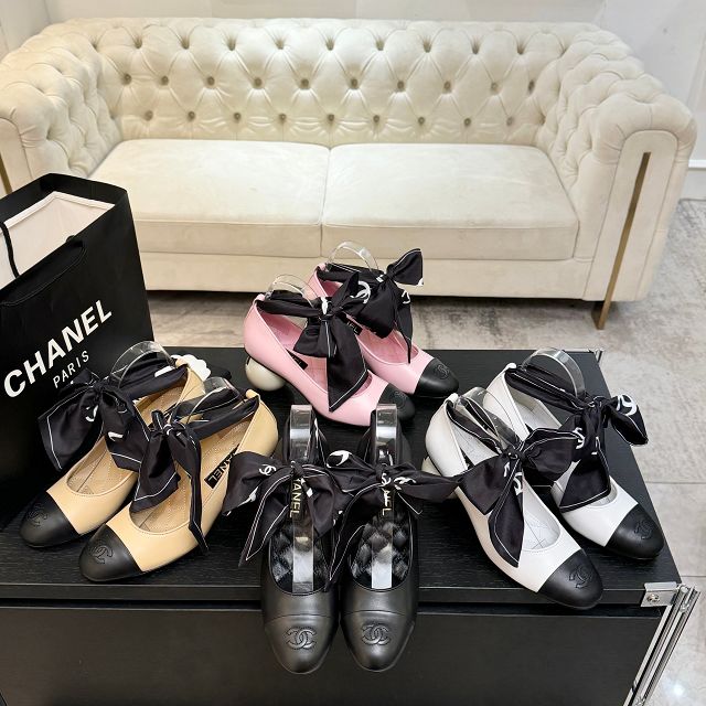 CC original lambskin ballet flats CH00444