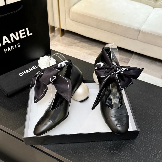 CC original lambskin ballet flats CH00444