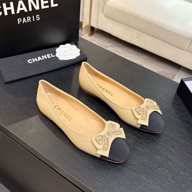 CC original lambskin ballet flats CH00469
