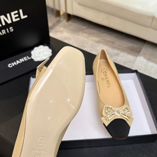 CC original lambskin ballet flats CH00469
