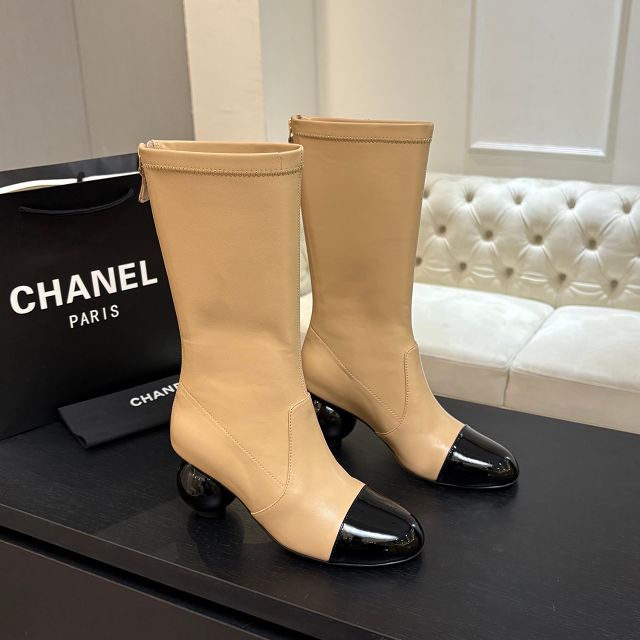 CC original lambskin short boots CH00450