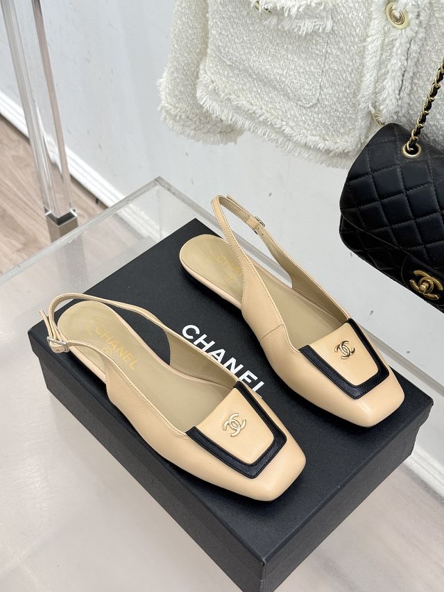 CC original lambskin slingbacks CH00466