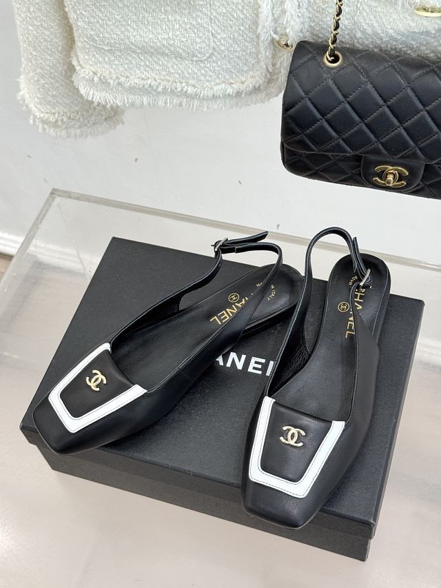 CC original lambskin slingbacks CH00466