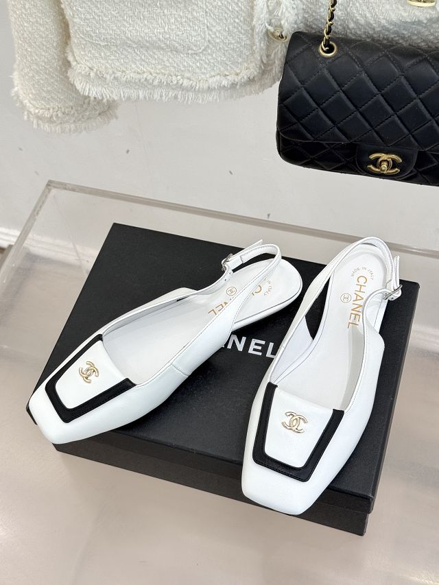 CC original lambskin slingbacks CH00466