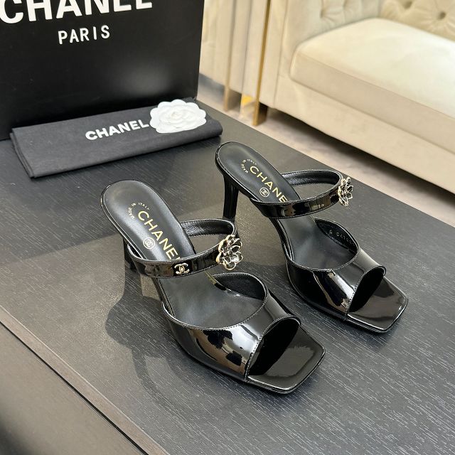 CC original patent calfskin 65mm sandals CH00468