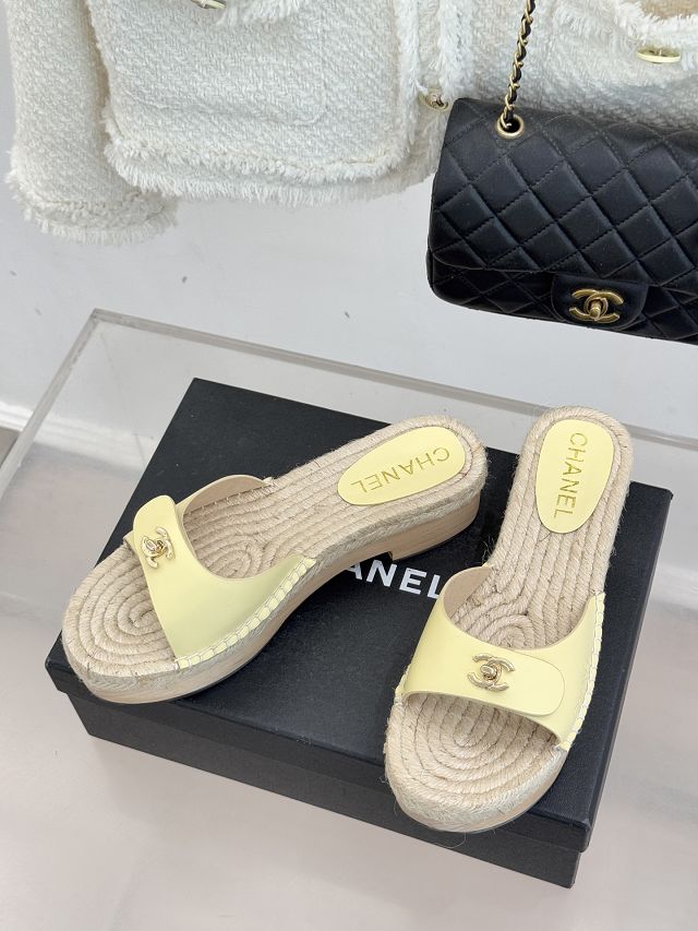 CC original raffia mules CH00455