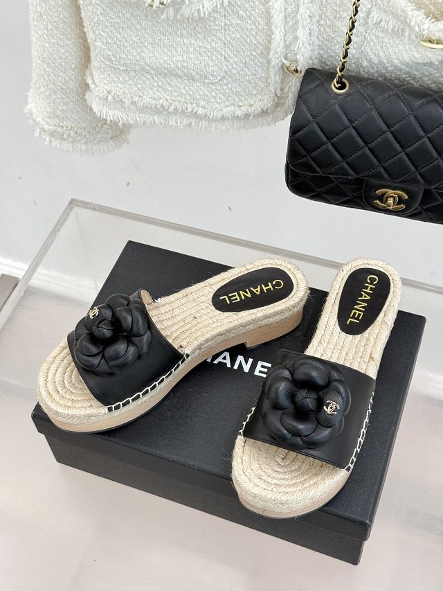 CC original raffia mules CH00456