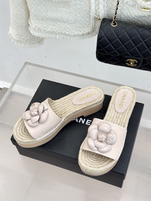 CC original raffia mules CH00456