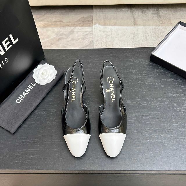 CC original lambskin 65mm slingbacks CH00494