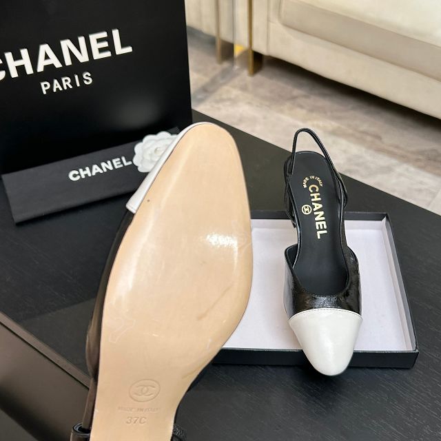CC original lambskin 65mm slingbacks CH00494