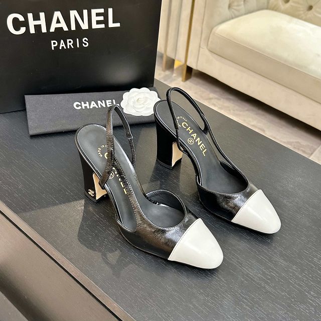 CC original lambskin 90mm slingbacks CH00493