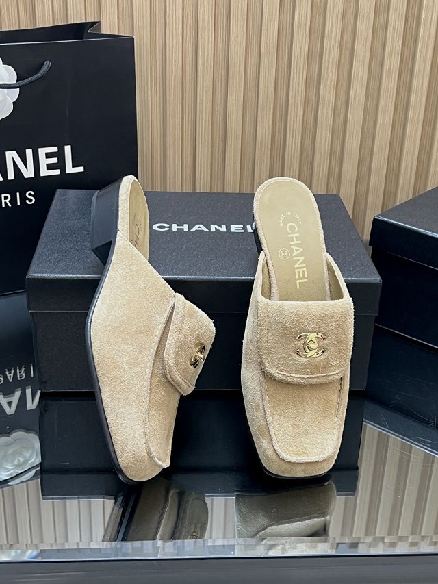 CC original lambskin mules CH00485