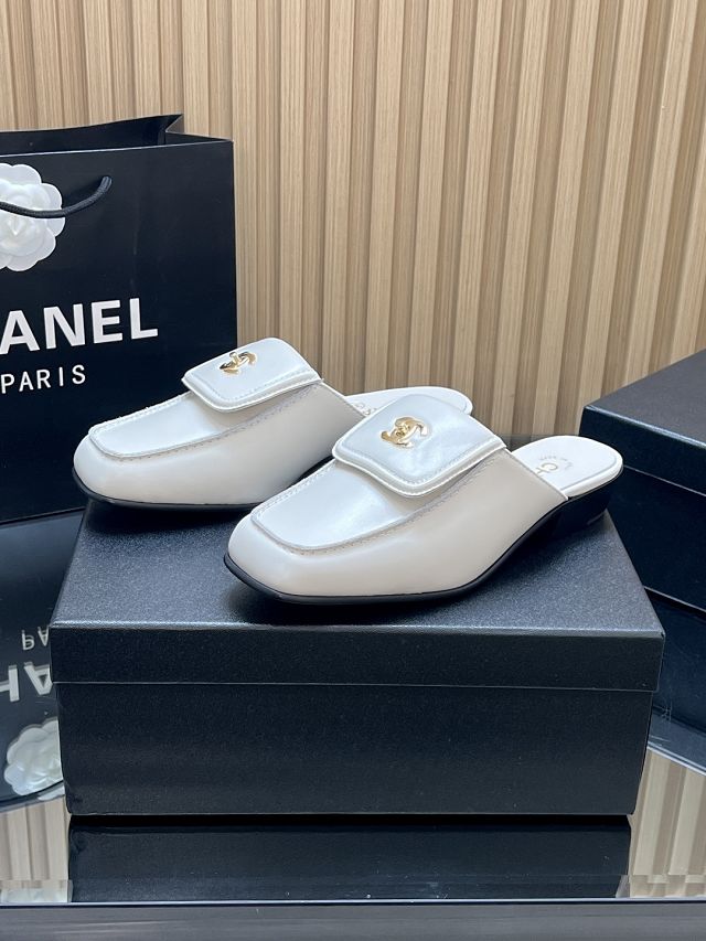 CC original lambskin mules CH00485