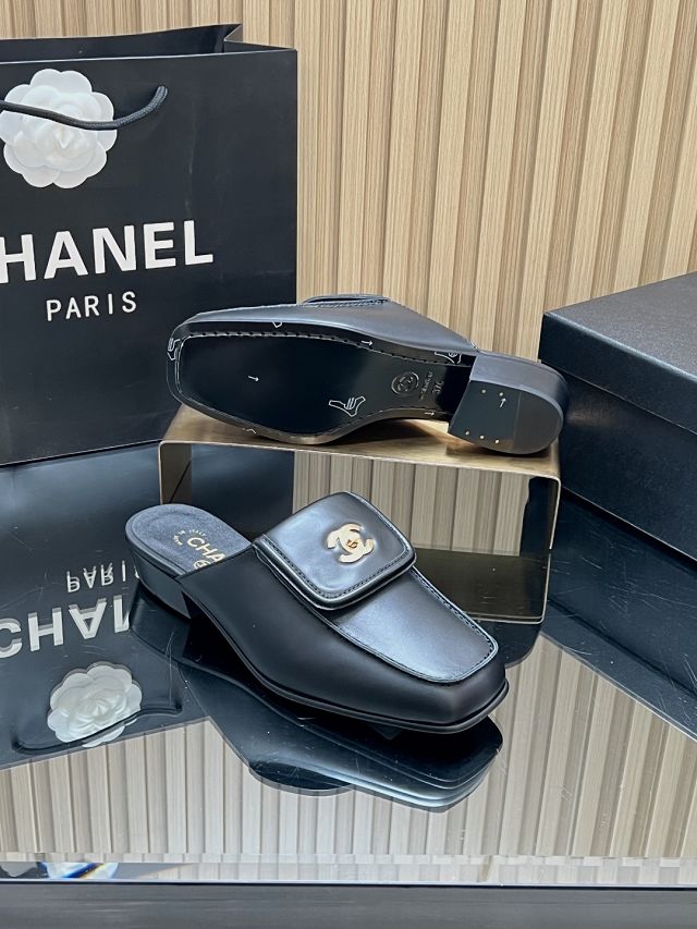 CC original lambskin mules CH00485