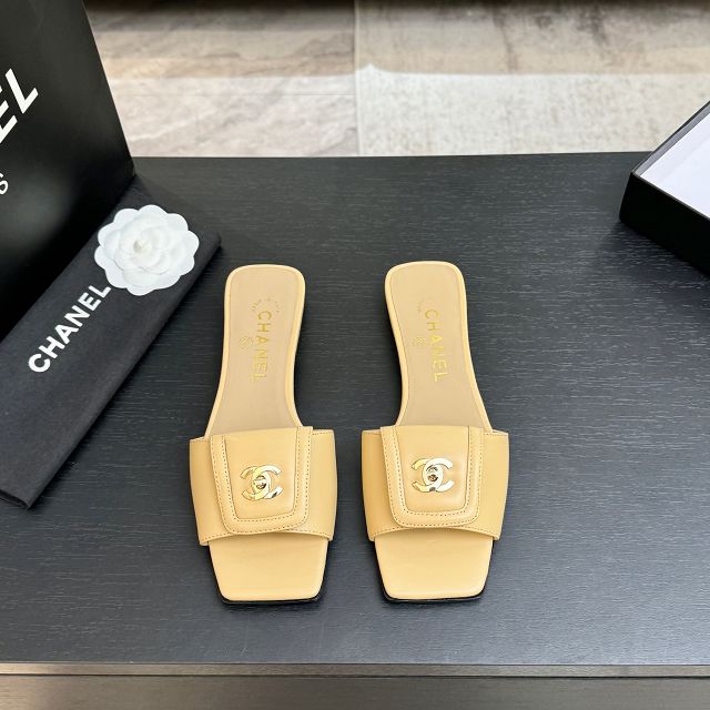 CC original lambskin mules CH00490