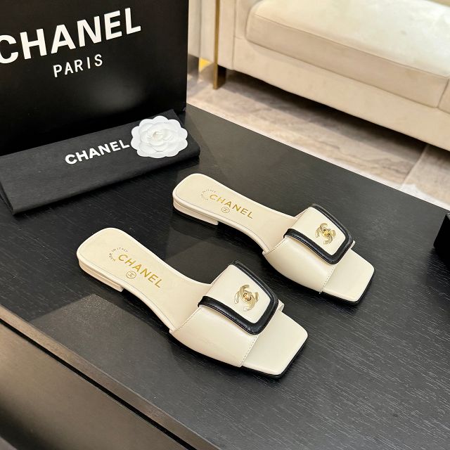 CC original lambskin mules CH00490