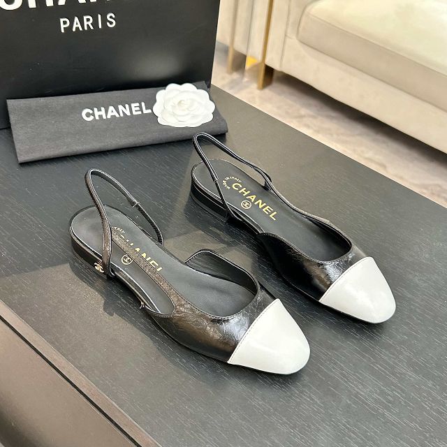 CC original lambskin slingbacks CH00484