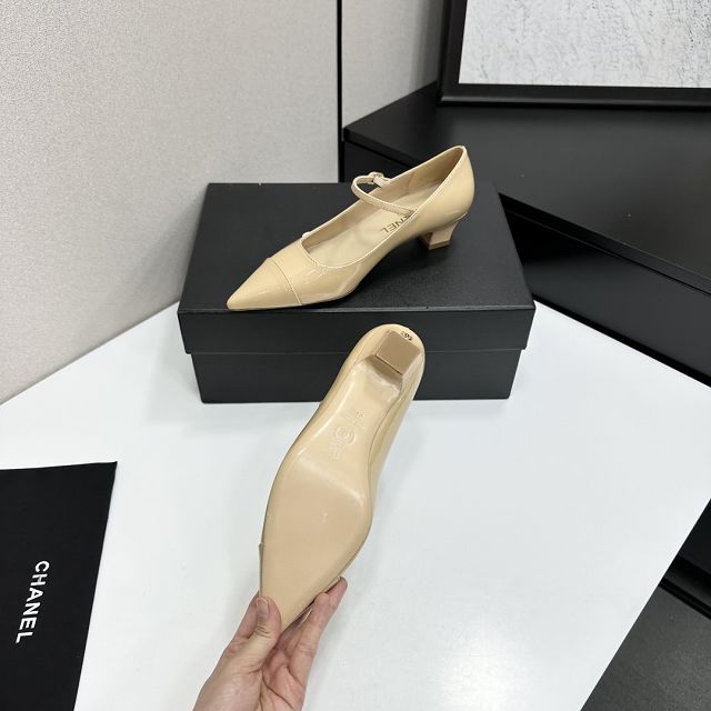 CC original patent calfskin 35mm mary janes CH00486