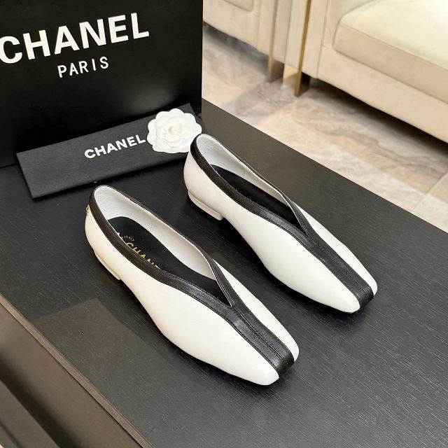 CC original crocodile calfskin ballet flats CH00529