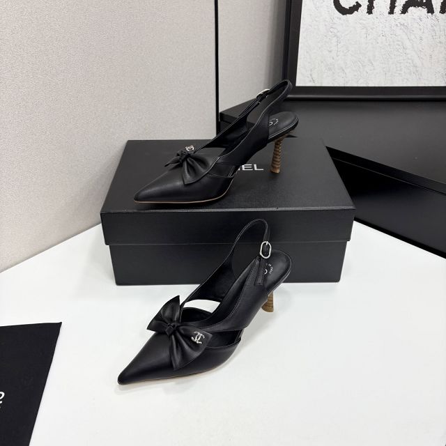CC original lambskin 65mm slingbacks CH00531