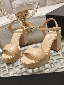 CC lambskin 100mm sandals CH0138