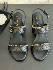 CC lambskin 50mm sandals CH0129