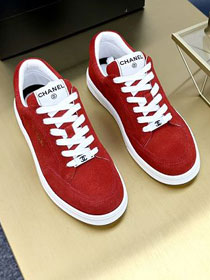 CC suede calfskin sneakers CH0118