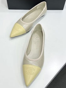 CC original lambskin ballet flats CH00332